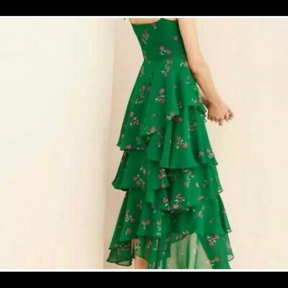 Flynn Skye green floral 🌺 🌸 maxi dress